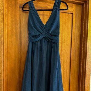 ROMY Alicia Dress Blue/Green Size Small NWT